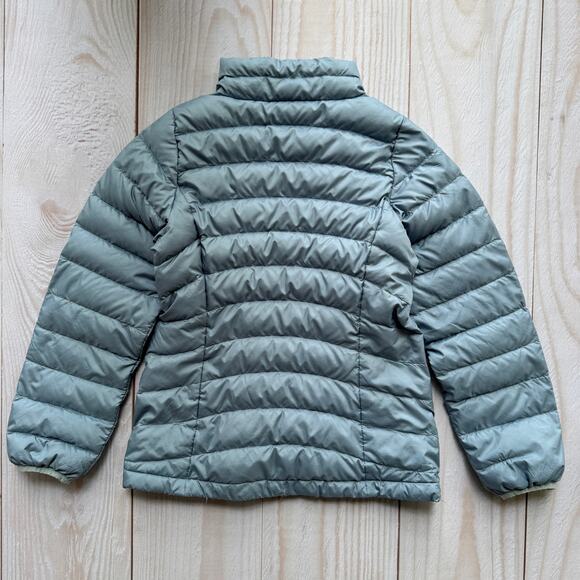 Patagonia Kids Unisex Size L 12 Duck Down Insulated Sweater Puffer Jacket Blue - Picture 2 of 11